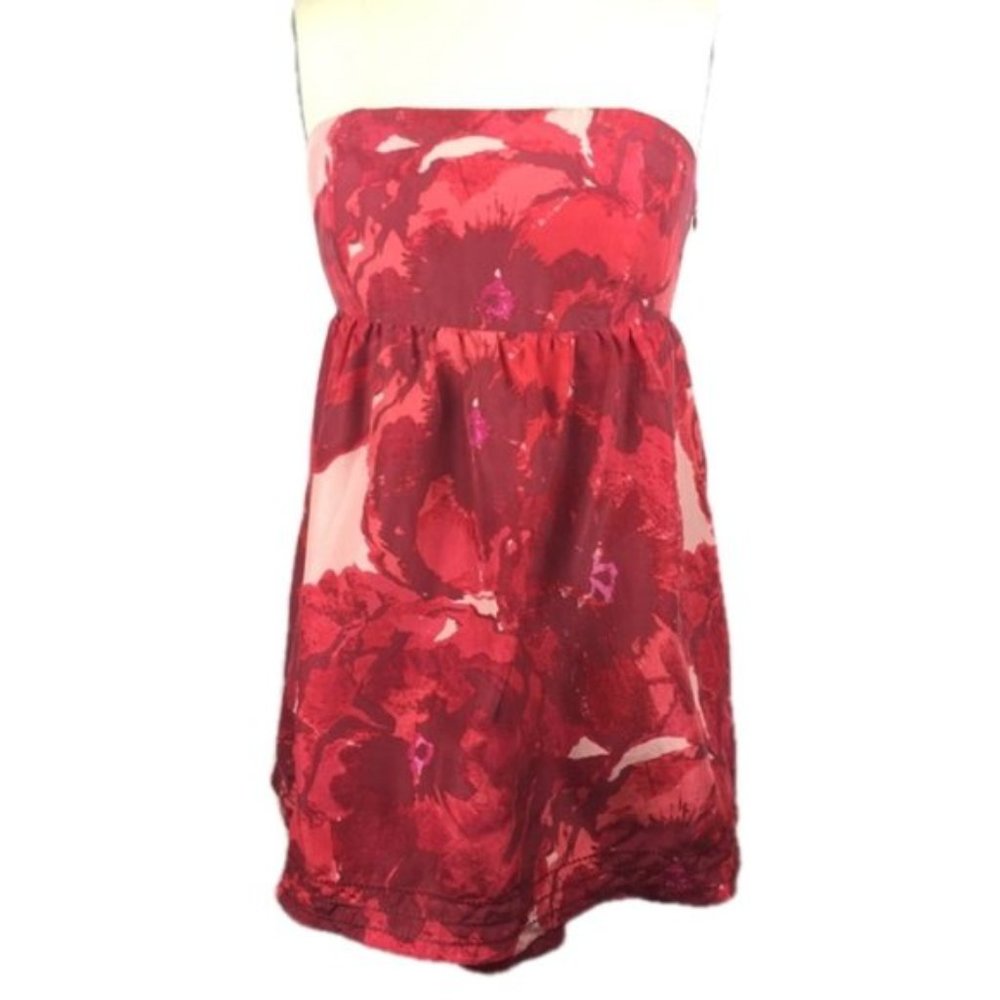 Banana Republic Silk Strapless Baby Doll Top 4